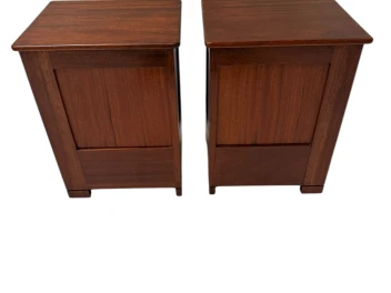 Art Deco Modernist Nightstands by J.A. Muntendam for L.O.V. Oosterbeek, 1920s 2